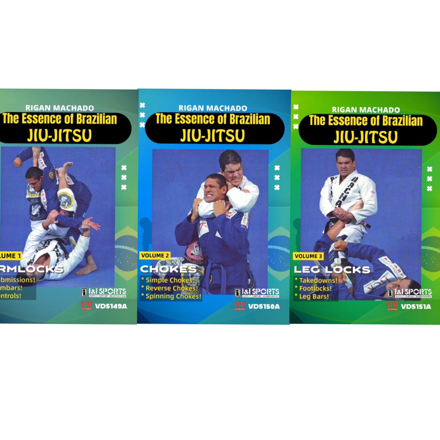 Essence of Jiu-Jitsu Series by Rigan Machado 3 DVD Set with Rigan Machado