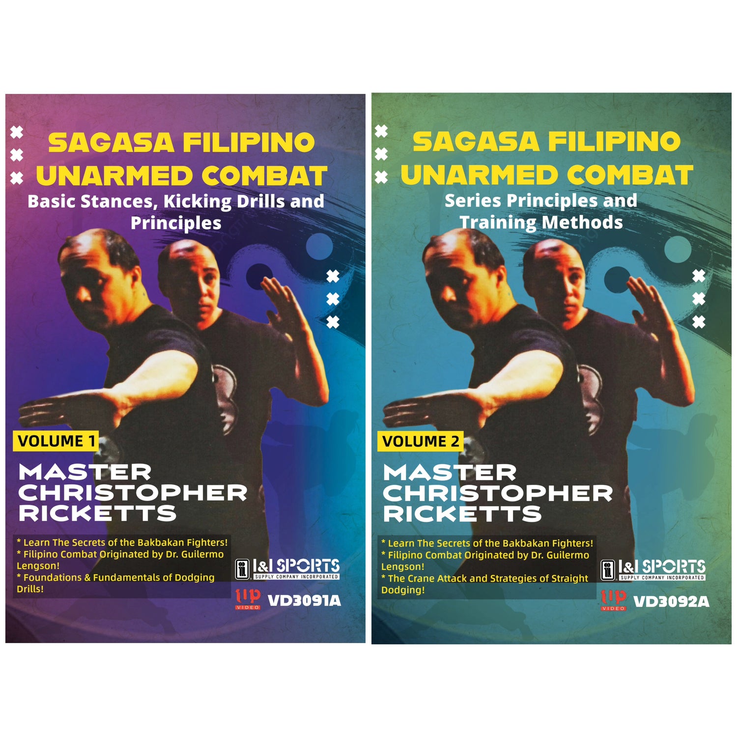 Sagasa Filipino Unarmed Combat 2 DVD Set by Chris Ricketts