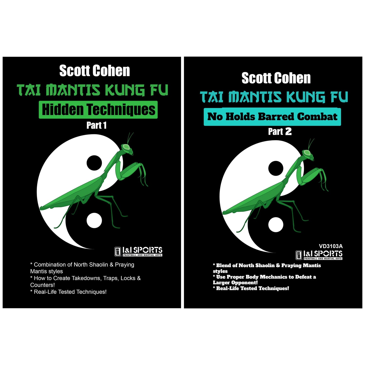 Tai Mantis Kung Fu 2 DVD Set by Scott Cohen