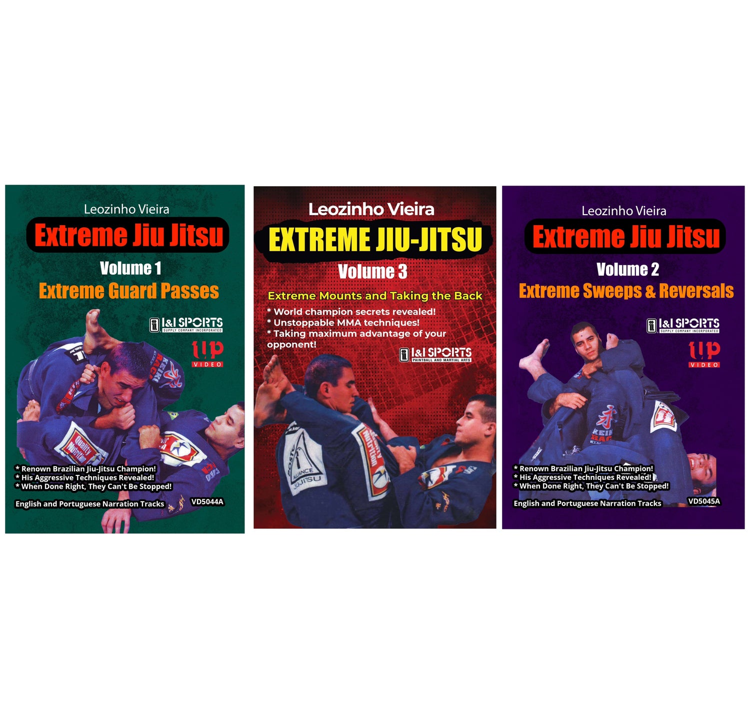 Extreme Jiu-Jitsu 3 DVD Set by Leo Vieira