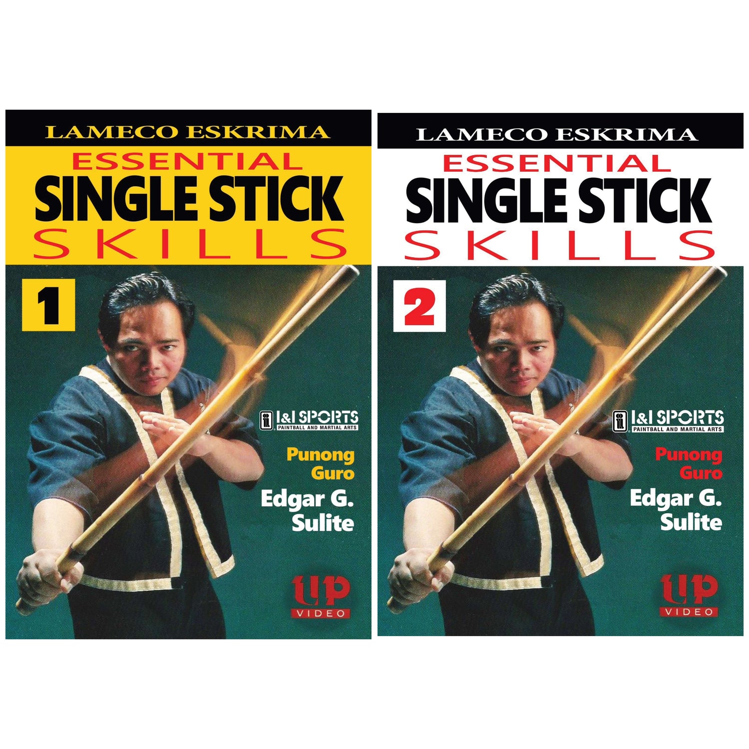 Lameco Eskrima Essential Single Stick Skills 2 DVD Set by Edgar Sulite