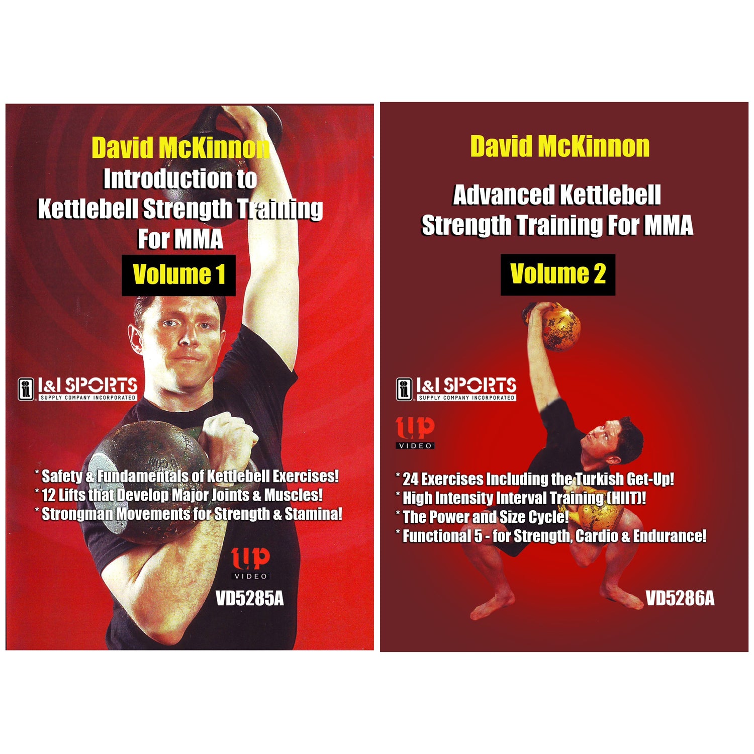 Kettlebell Strength Training For MMA 2 DVD Set by David McKinnon