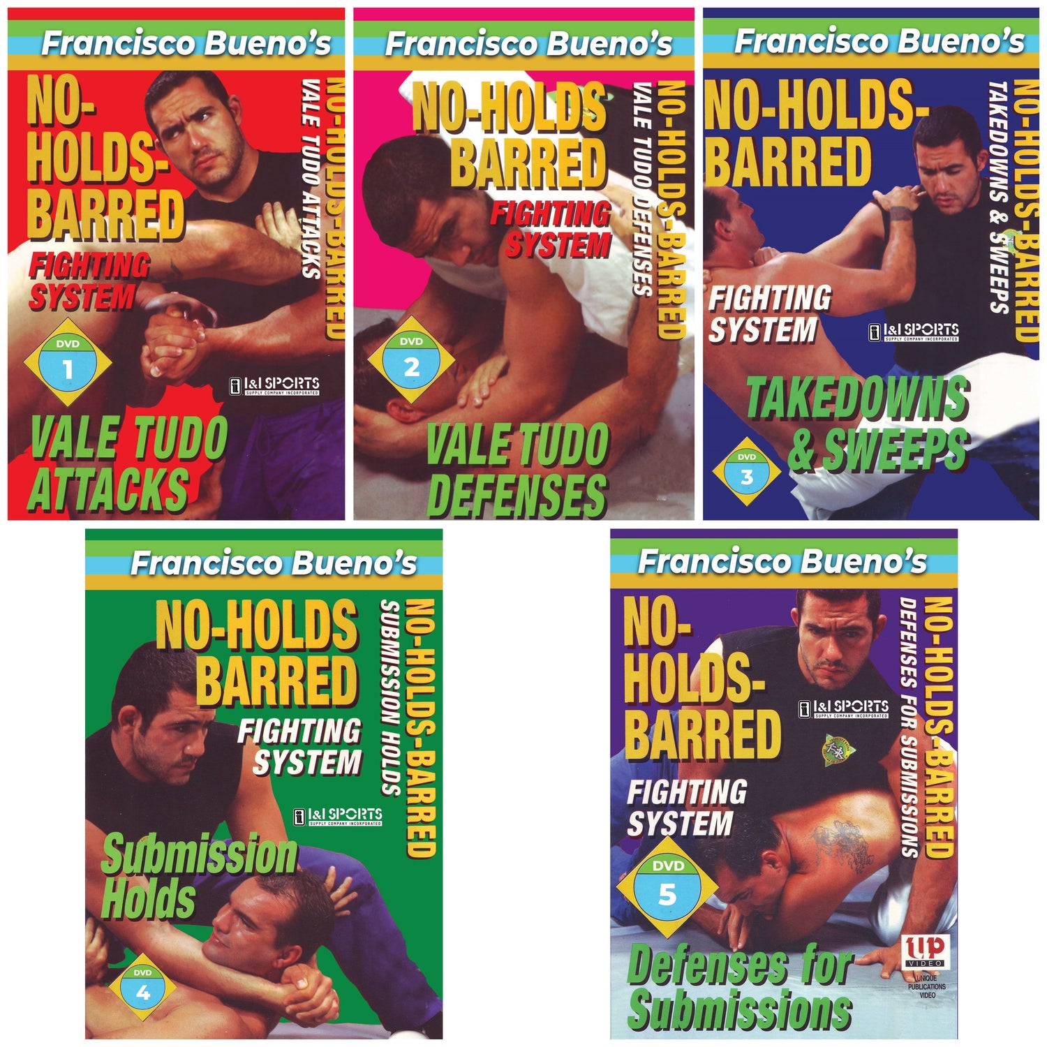 NHB Fighting System 5 DVD Set by Francisco Bueno