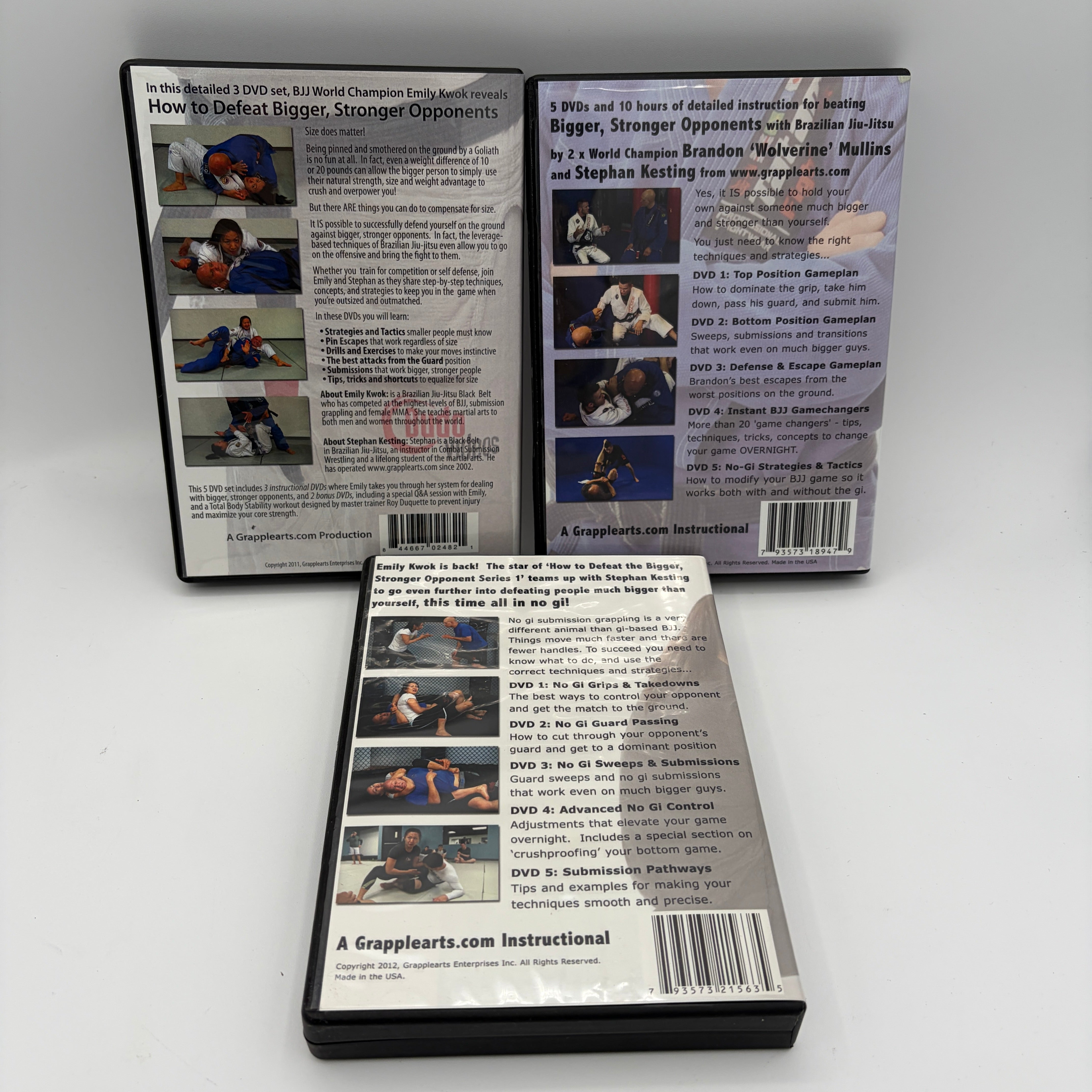 How to Defeat the Bigger, Stronger Opponent 15 DVD Set with