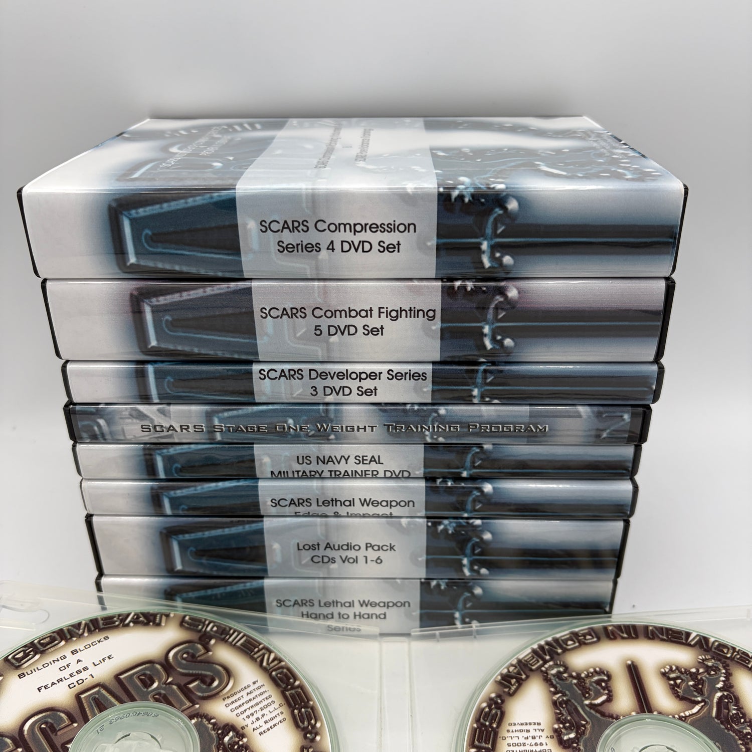 SCARS Institute of Combat Sciences Complete 31 Disc Collection (DVD & CD) by Jerry Peterson (Preowned)