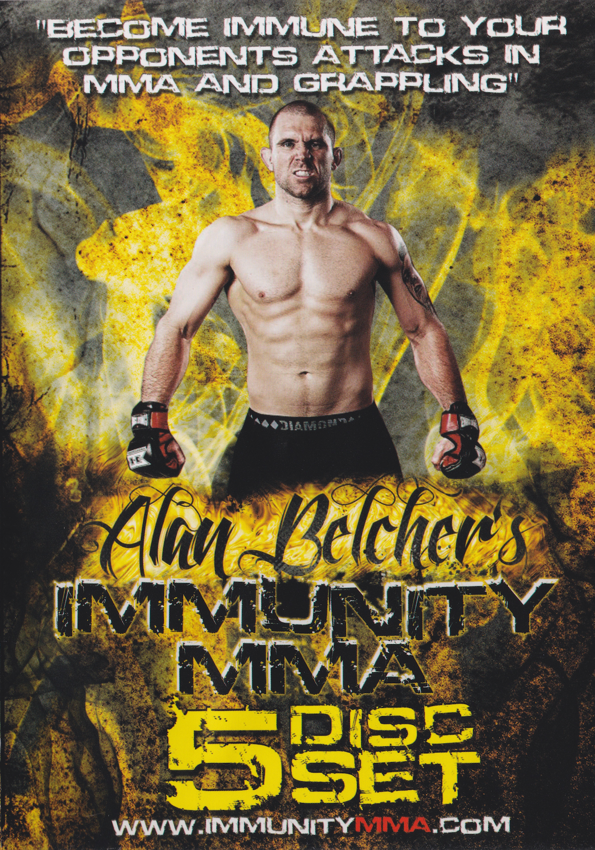 Immunity MMA 5 DVD Set by Alan Belcher (Preowned)