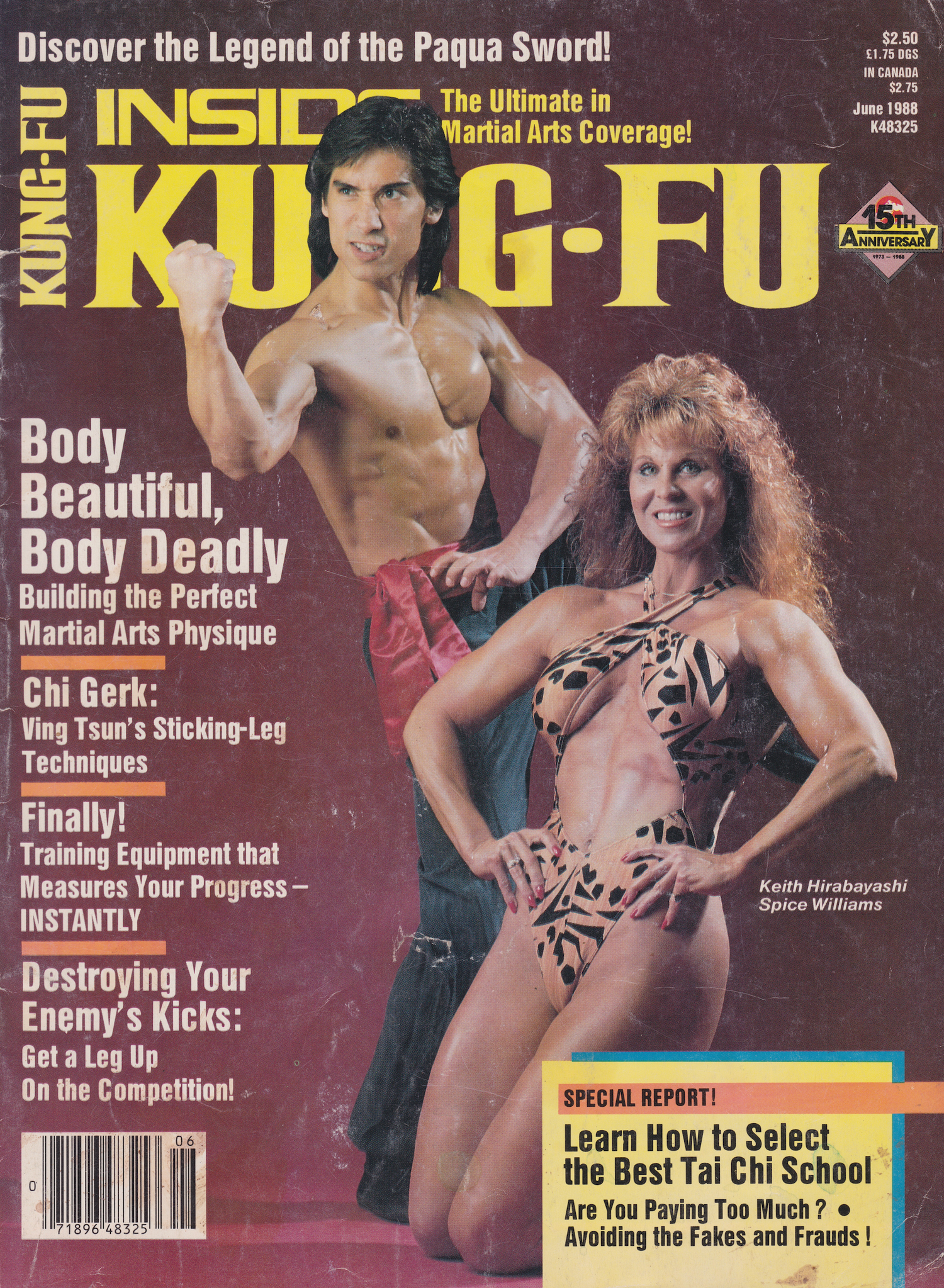 Inside Kung Fu June 1988 Magazine (Preowned)