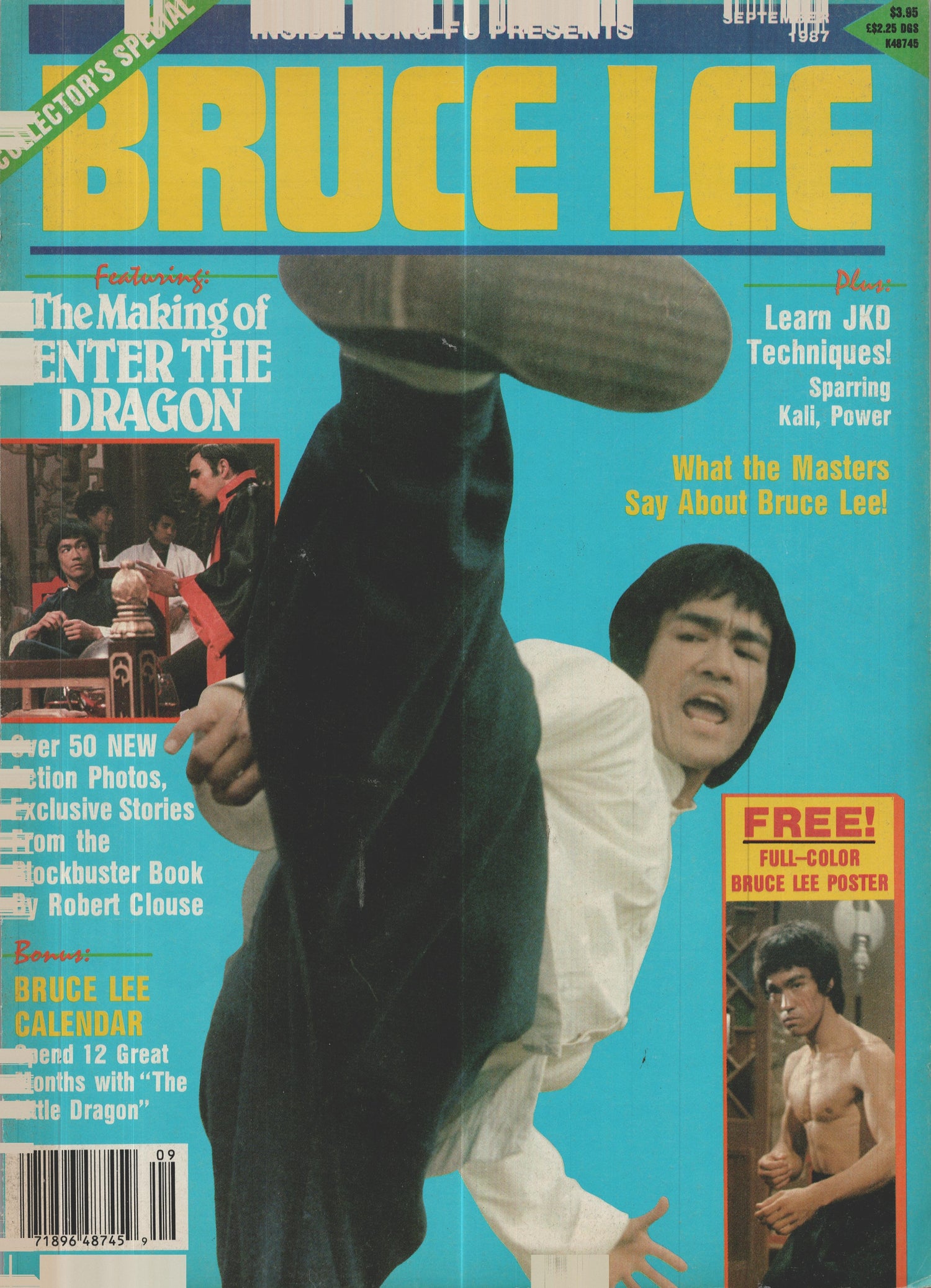 Inside Kung Fu Presents Bruce Lee Magazine Sept 1987 (E-Book)
