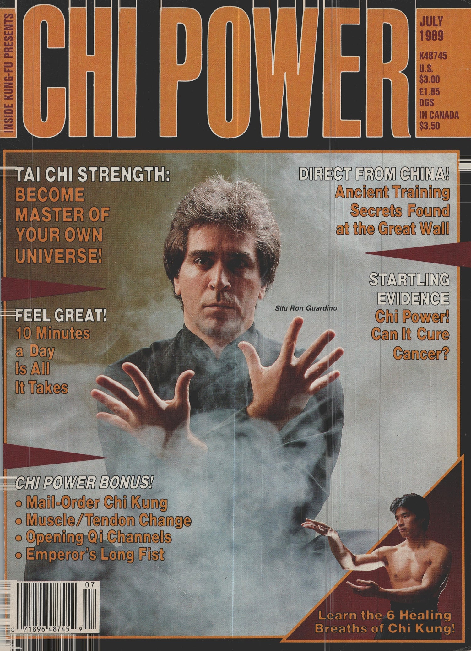 Inside Kung Fu Presents Complete Guide to Chi Power Magazine July 1989 (E-Book)