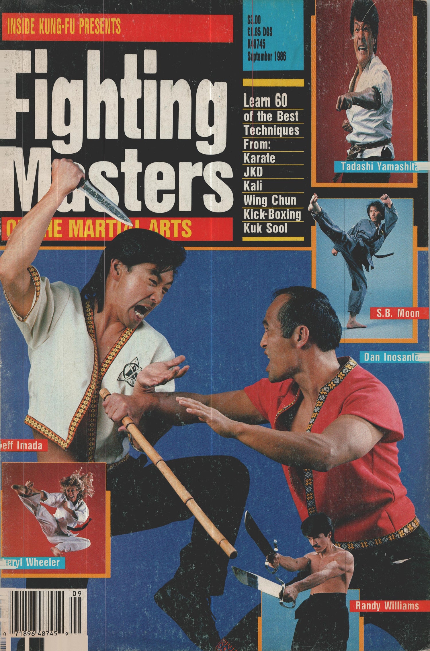 Inside Kung Fu Presents Fighting Masters of the Martial Arts Magazine Sept 1986 (E-Book)