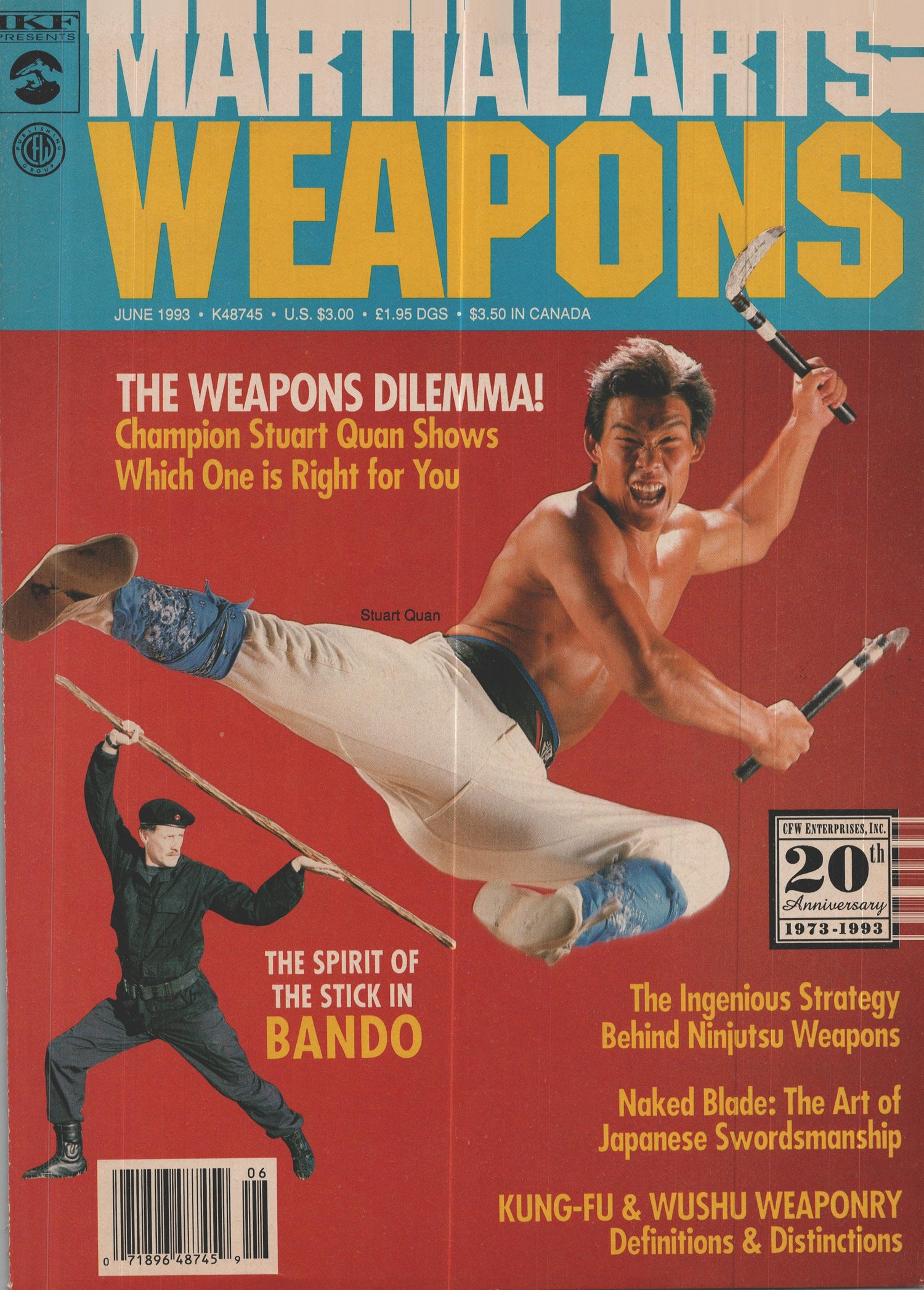 Inside Kung Fu Presents Martial Arts Weapons Magazine June 1993 (E-Book)