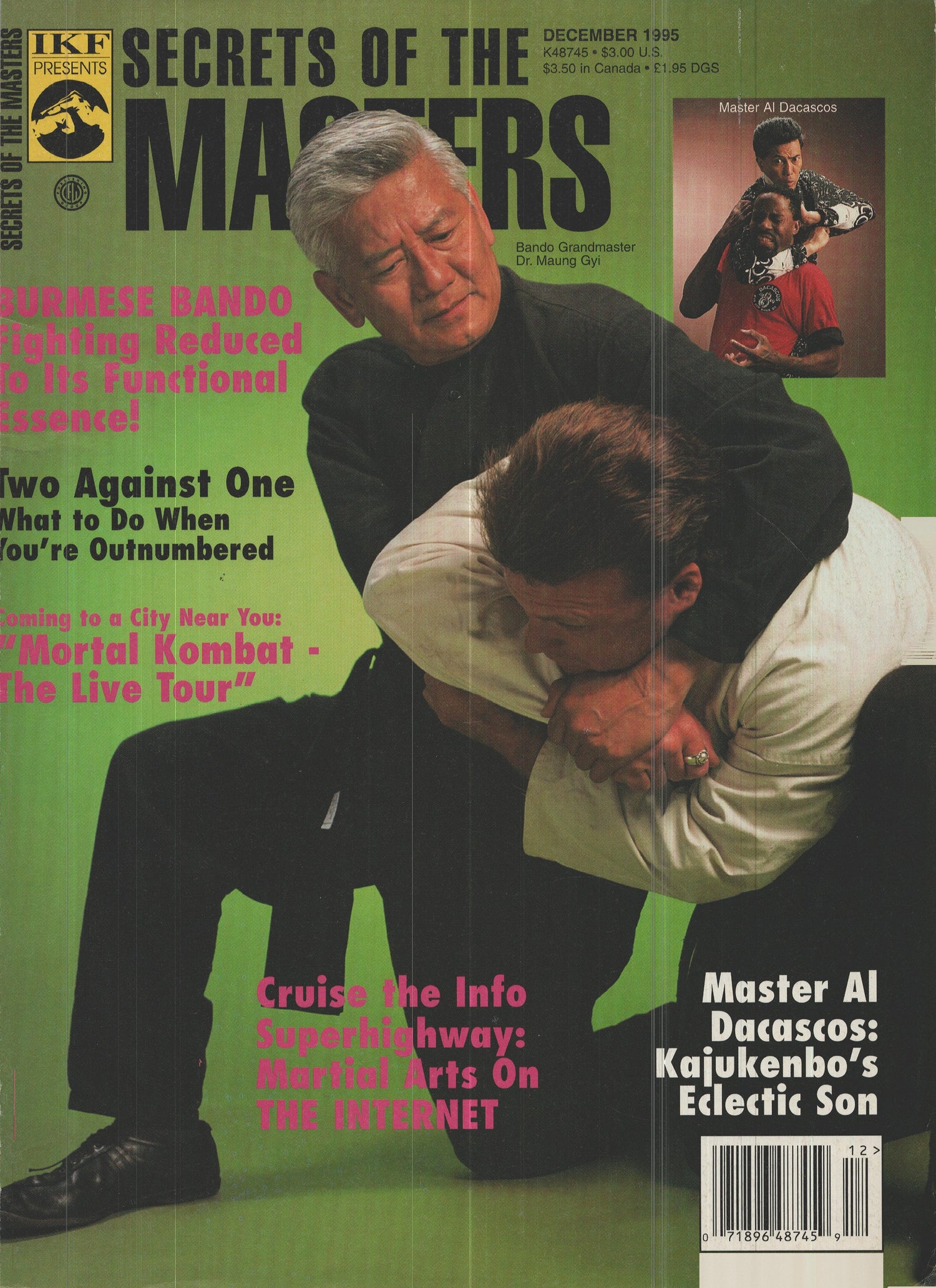 Inside Kung Fu Presents Secrets of the Masters Magazine Dec 1995 (E-Book)