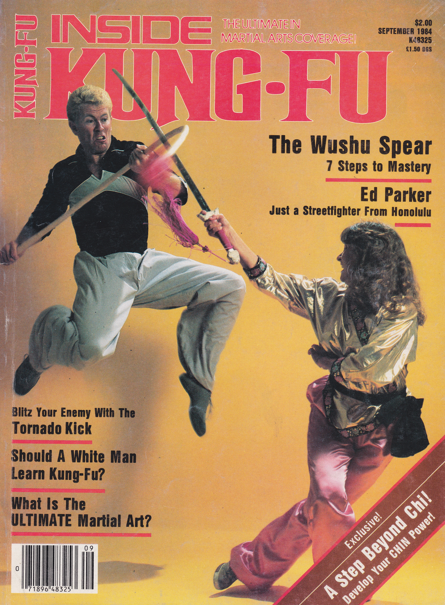 Inside Kung Fu Sept 1984 Magazine (Preowned)