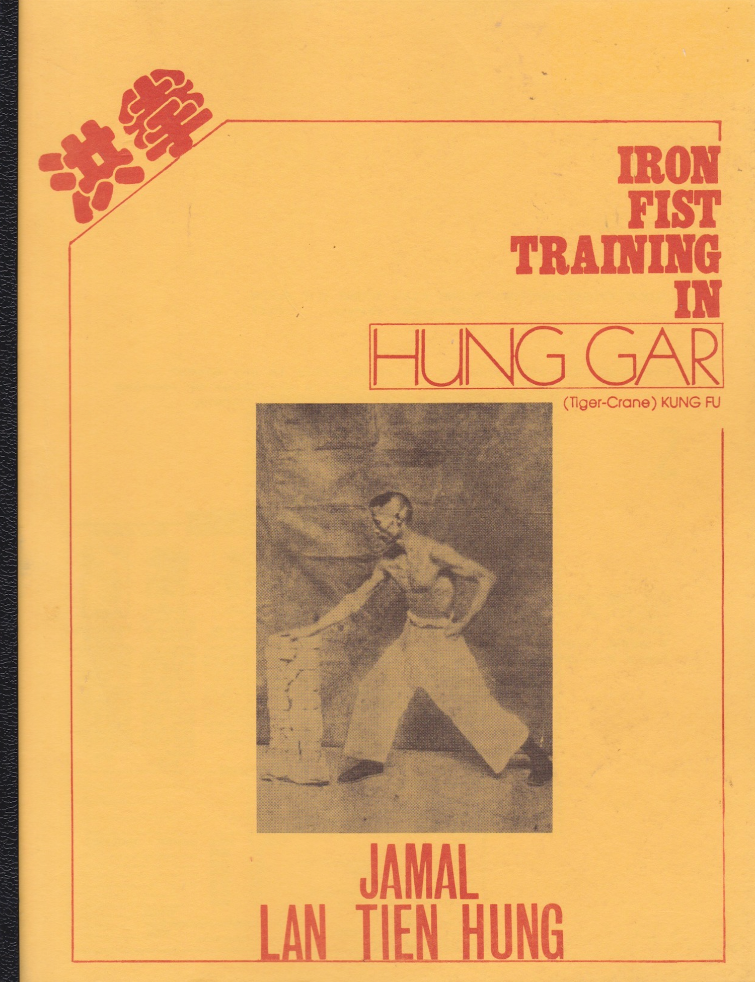 Iron Fist Training in Hung Gar Kung Fu Book by Jamal Lan Tien Hung (Preowned)