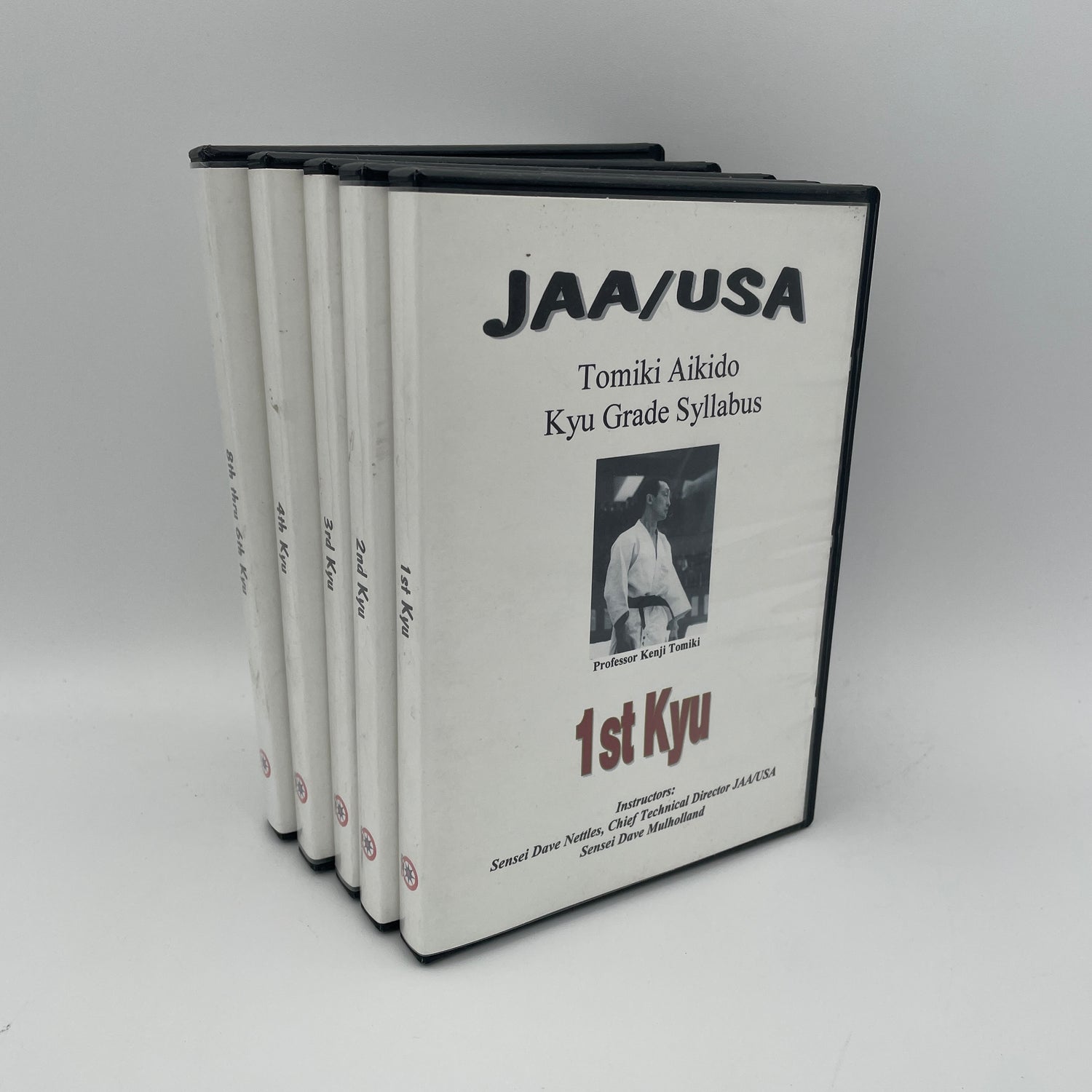 JAA/USA Tomiki Aikido Kyu Grade Syllabus 5 DVD Set by Dave Nettles & Dave Mulholland (Preowned)