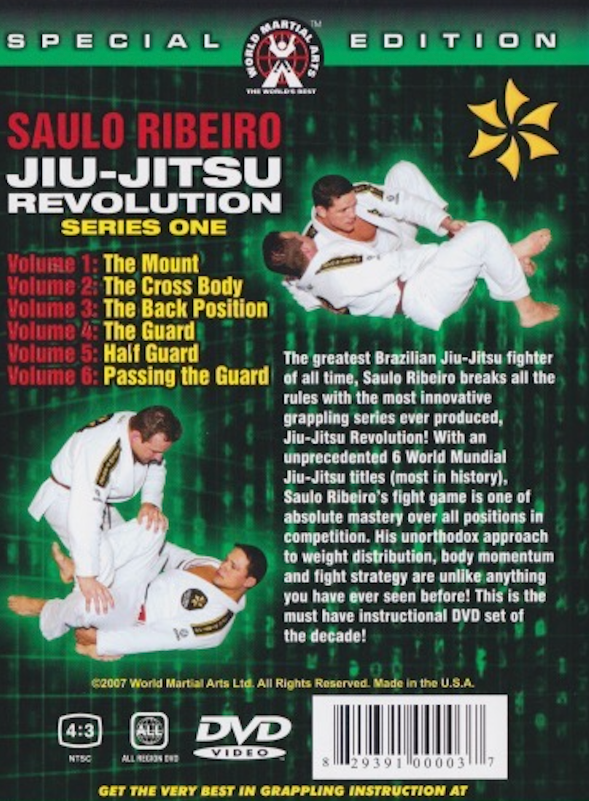 Jiu-Jitsu Revolution (6 DVD Set) by Saulo Ribeiro