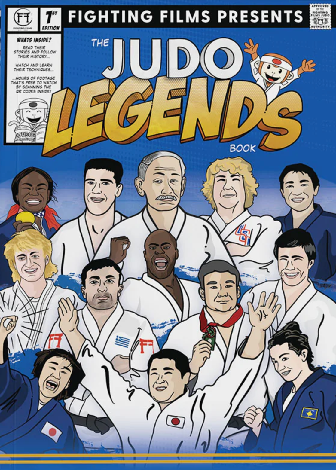 Judo Legends Book (Manga) with QR Code Videos (1st Edition)