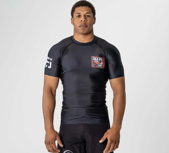 Juji Gatame Flex Lite Rashguard Black by Fuji