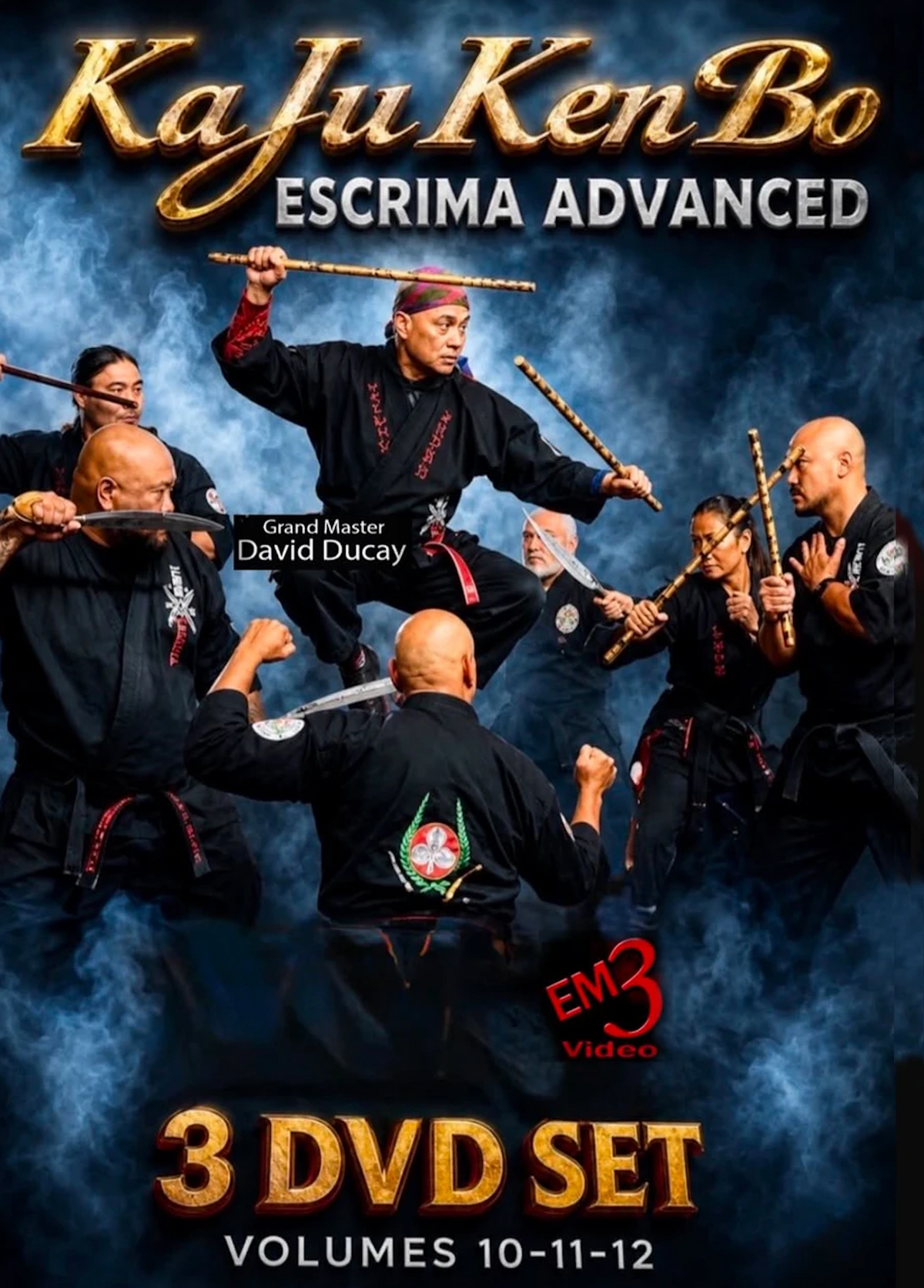 KaJuKenBo Escrima Advanced 3 DVD Set (10-12) by David Ducay