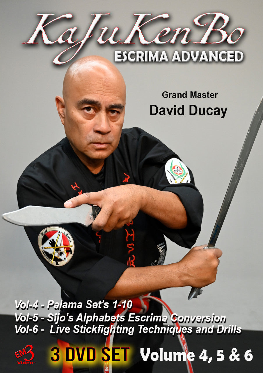 KaJuKenBo Escrima Advanced 3 DVD Set (4-6) by David Ducay
