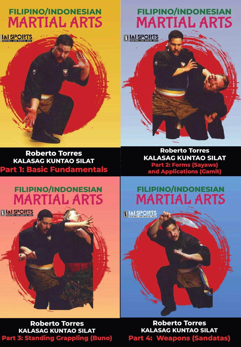 Kalasag Kuntao Silat 4 DVD Set de Roberto Torres