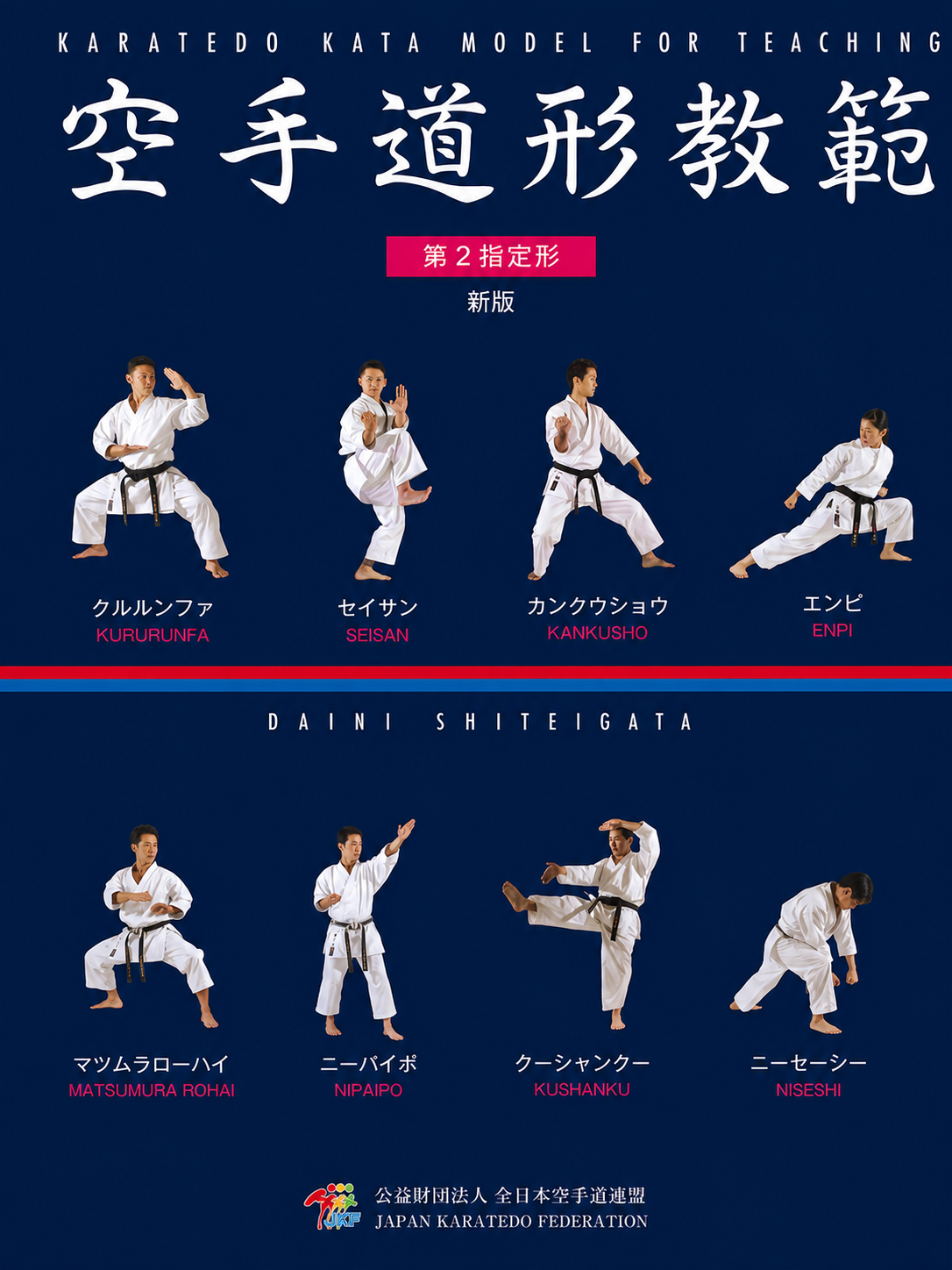 Karate-Do Kata Model for Teaching Dai Ni Shitei Kata Book