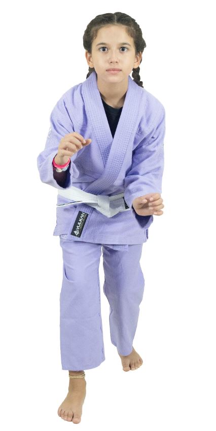GIRLS PRO EVOLUTION KIDS Jiu-Jitsu Gi (Lilac) by Vulkan