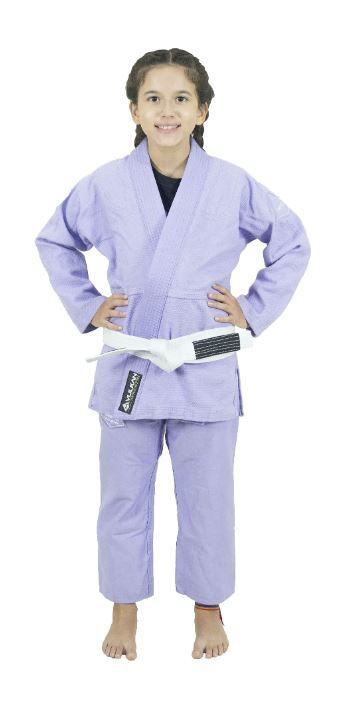 GIRLS PRO EVOLUTION KIDS Jiu-Jitsu Gi (Lilac) by Vulkan