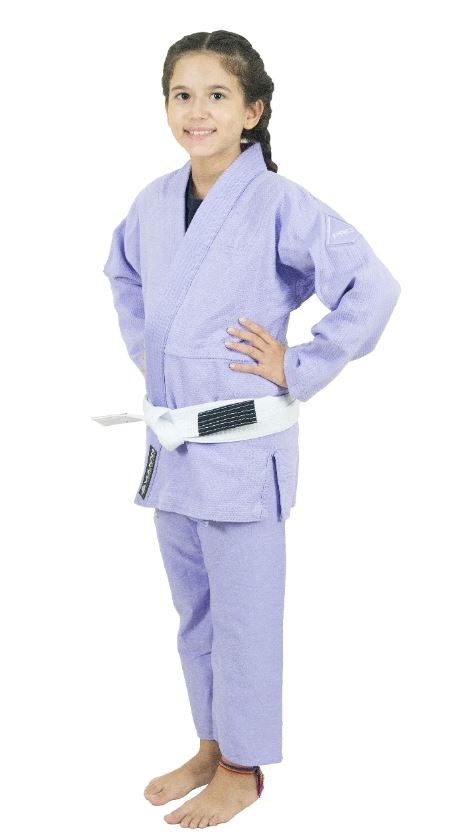 GIRLS PRO EVOLUTION KIDS Jiu-Jitsu Gi (Lilac) by Vulkan