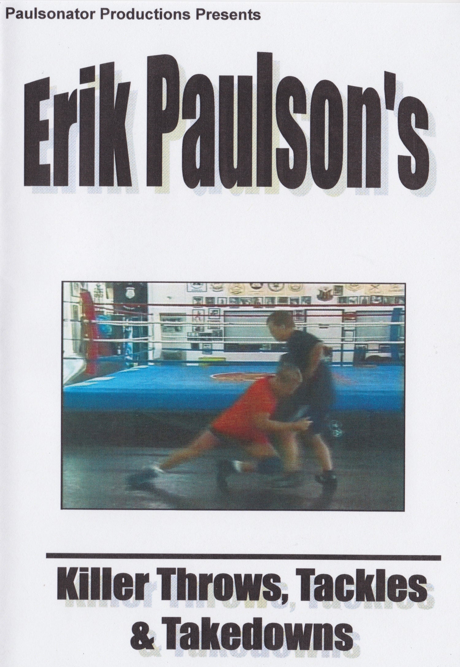 DVD de lanzamientos, tacleadas y derribos asesinos de Erik Paulson