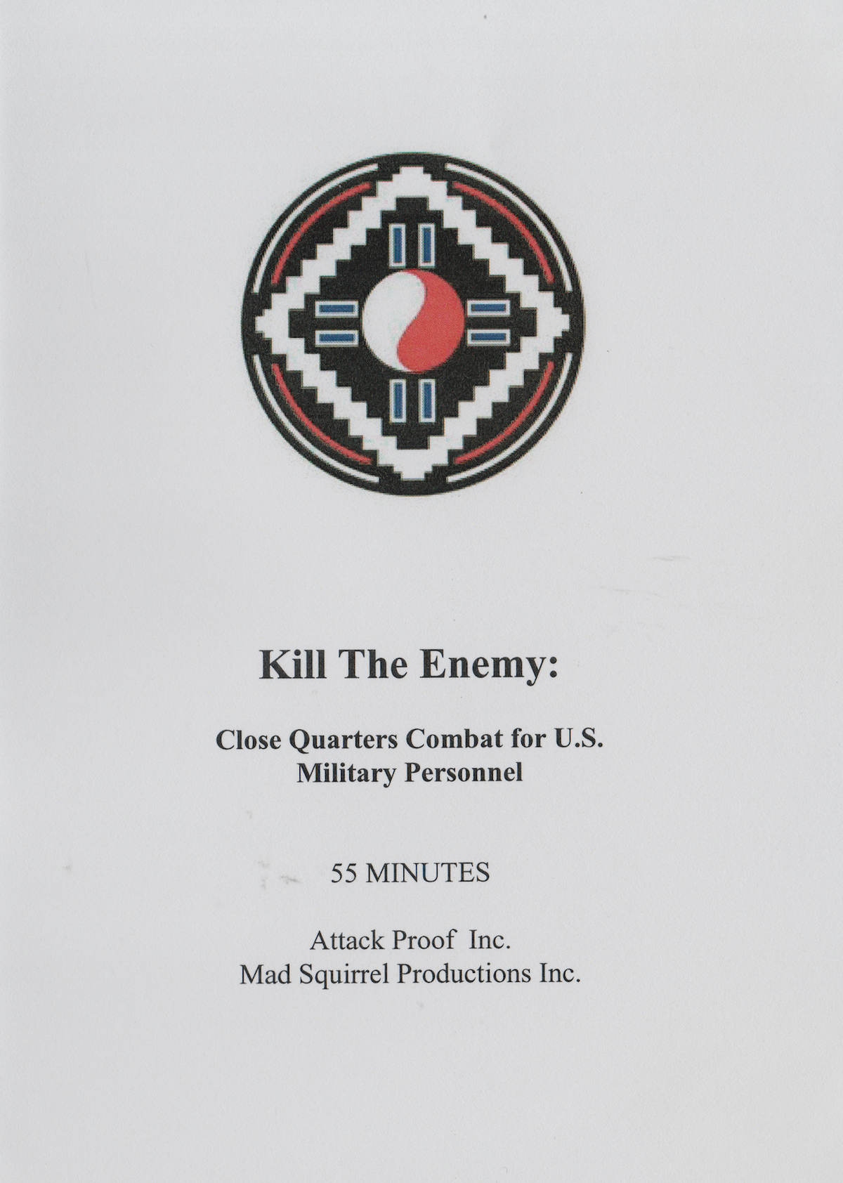 Kill the Enemy: Close Quarters Combat for US Military Personnel DVD John Perkins (Preowned)