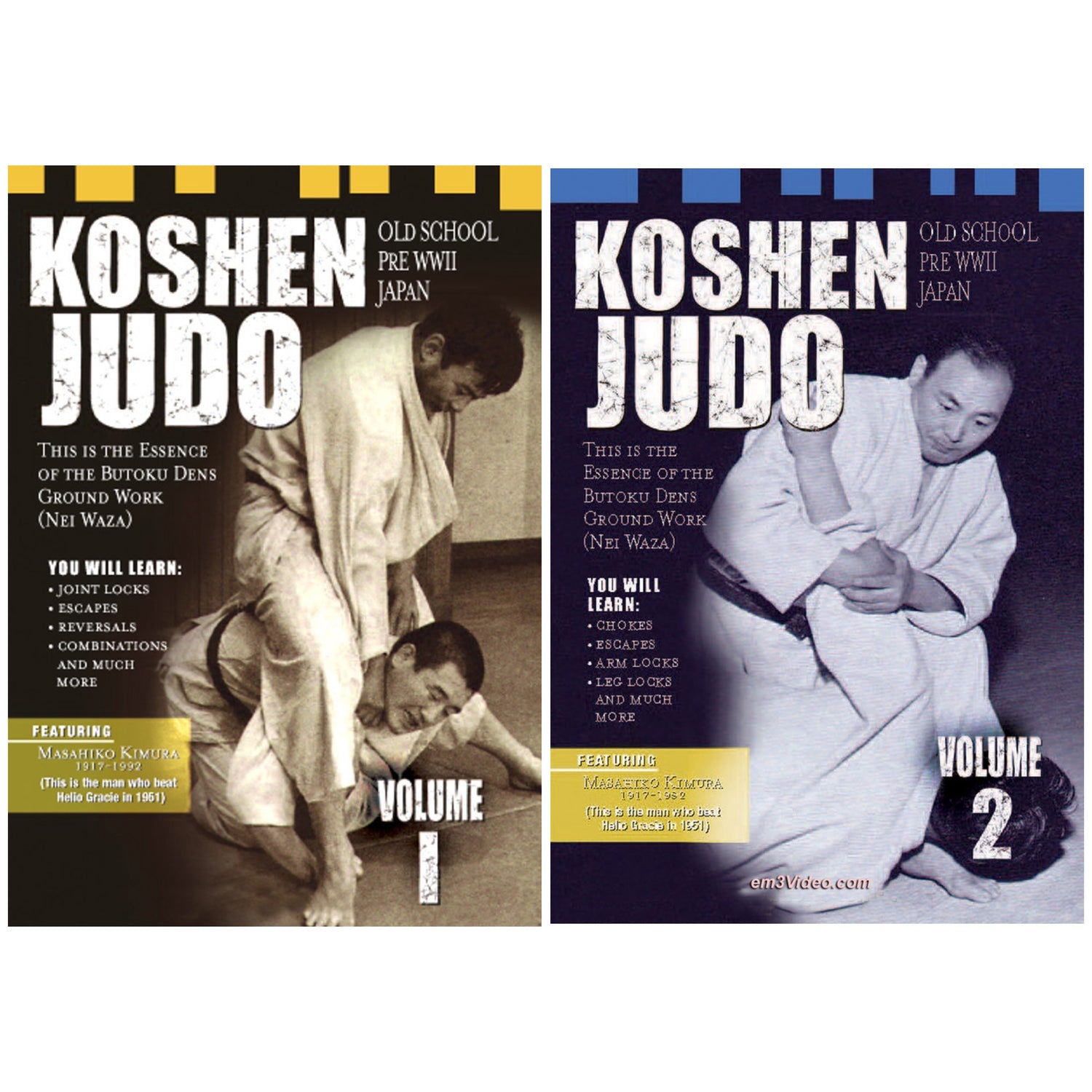 Kosen Judo: Old School Pre WWII Japan 2 DVD Set