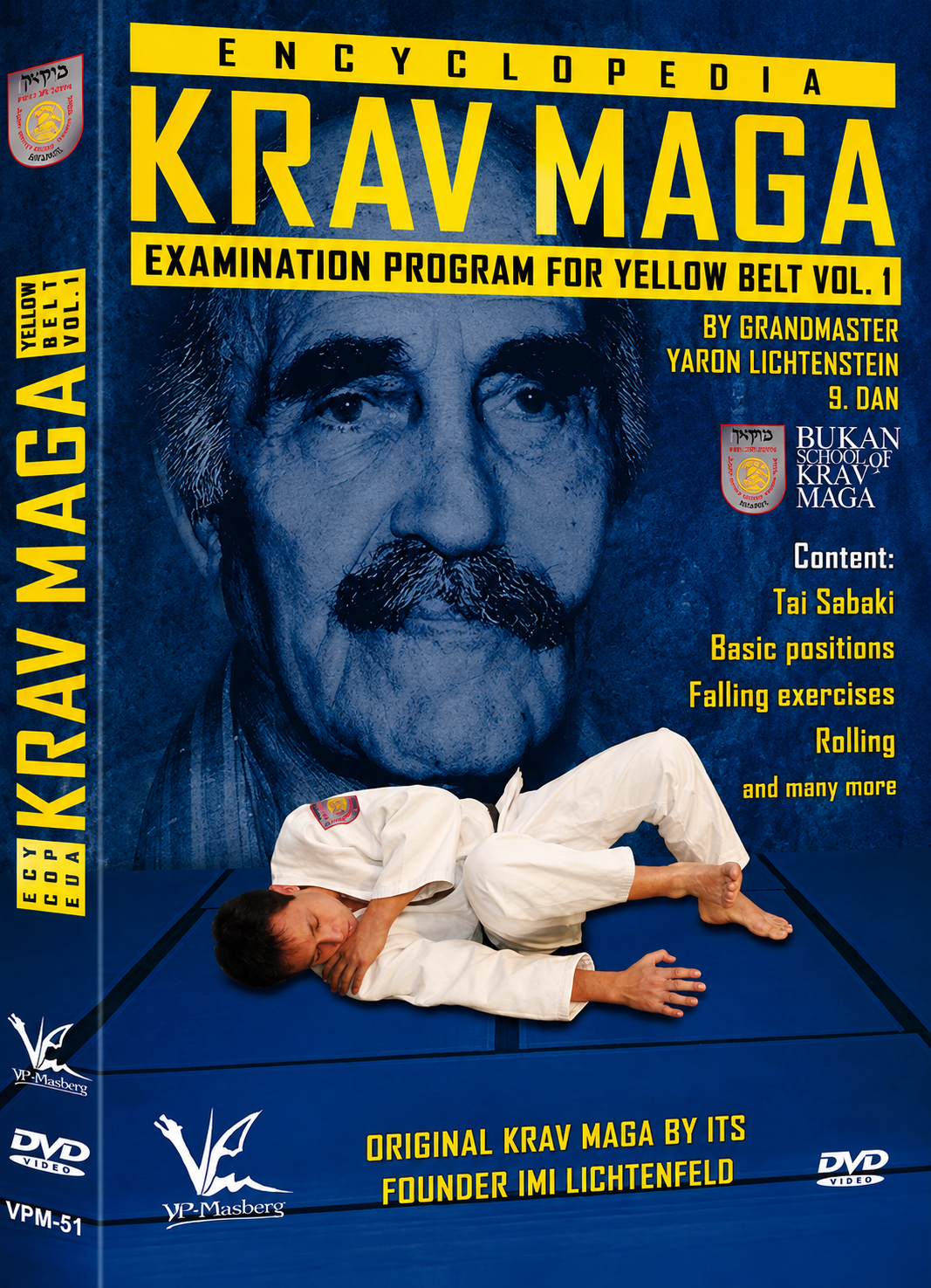 Krav Maga Encyclopedia Examination Program for Yellow Belt Vol 1 DVD by Yaron Lichtenstein