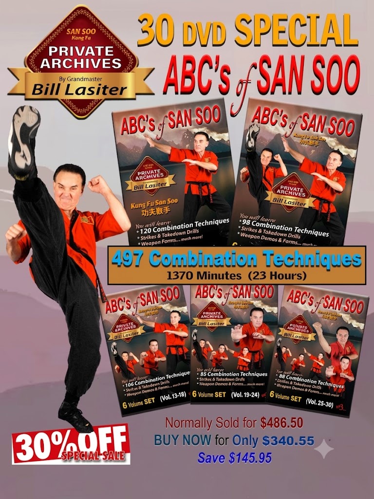 Kung Fu Special 30 DVD Set by Bill Lasiter