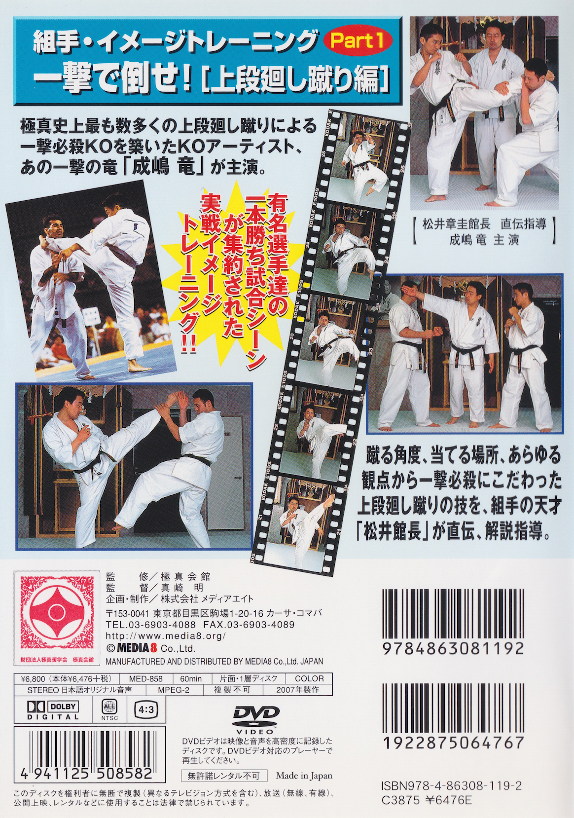 Kyokushin Karate Kumite Image Training DVD 1: Knockout with High Kick (Preowned)