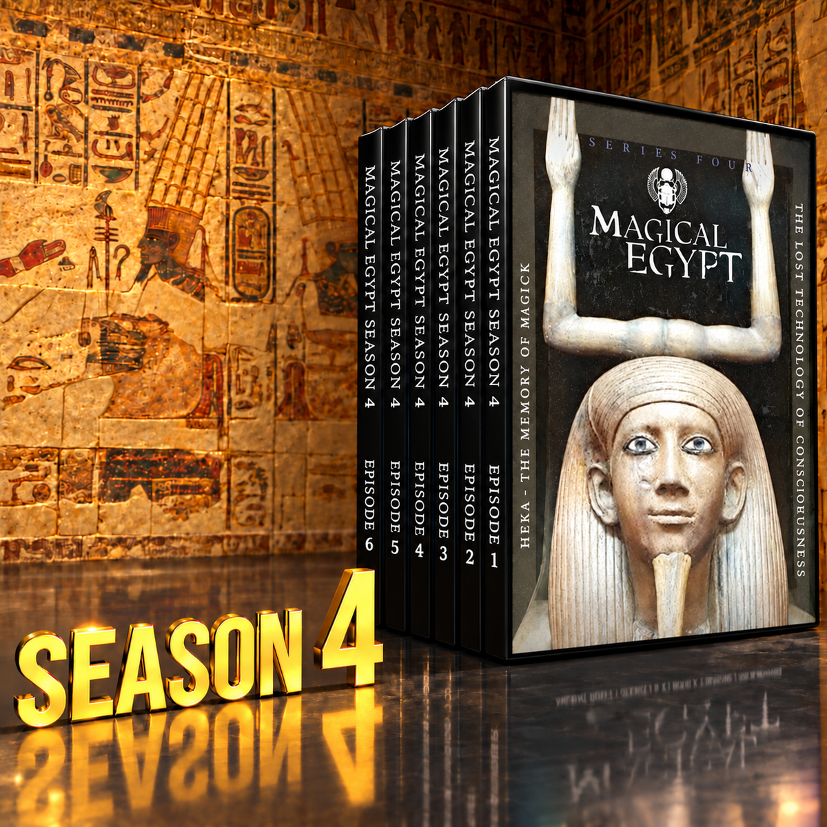 Magical Egypt Season Four 6 DVD Set by John Anthony West