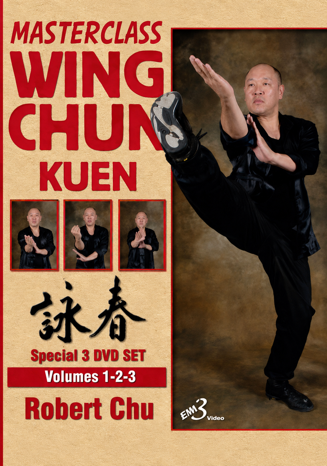 Masterclass Wing Chun Kuen 3 DVD Set with Robert Chu