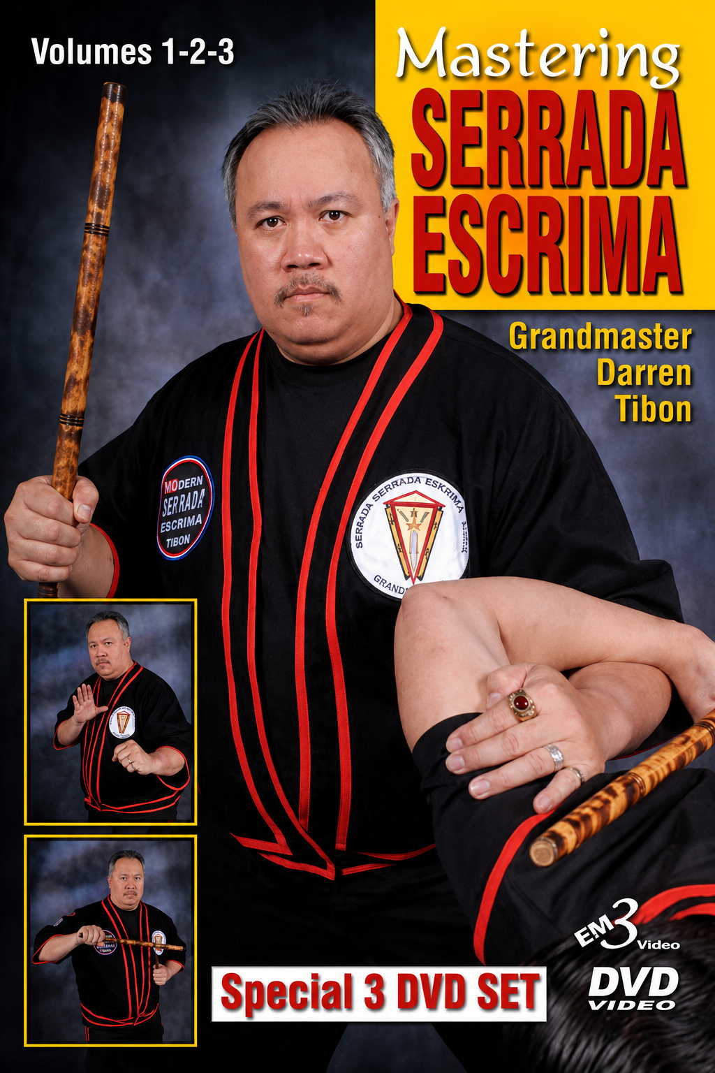 Mastering Serrada Escrima 3 DVD Set (Vol 1-3) by Darren Tibon