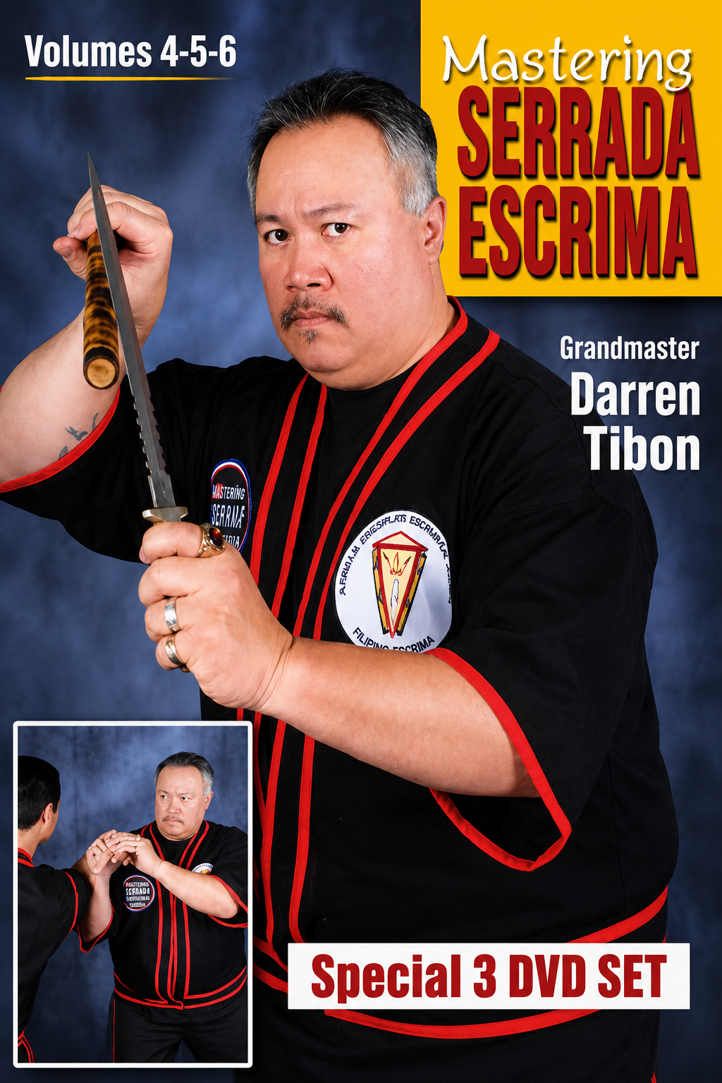 Mastering Serrada Escrima 3 DVD Set (Vol 4-6) por Darren Tibon