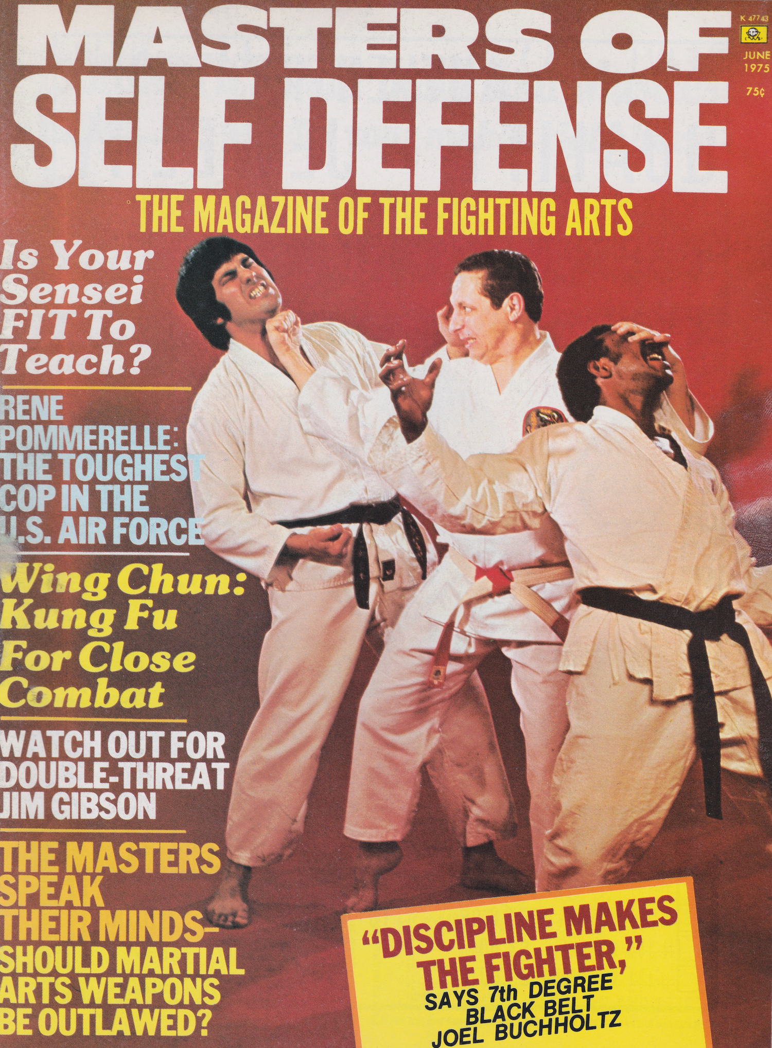 Masters of Self Defense June 1975 Magazine (Preowned)