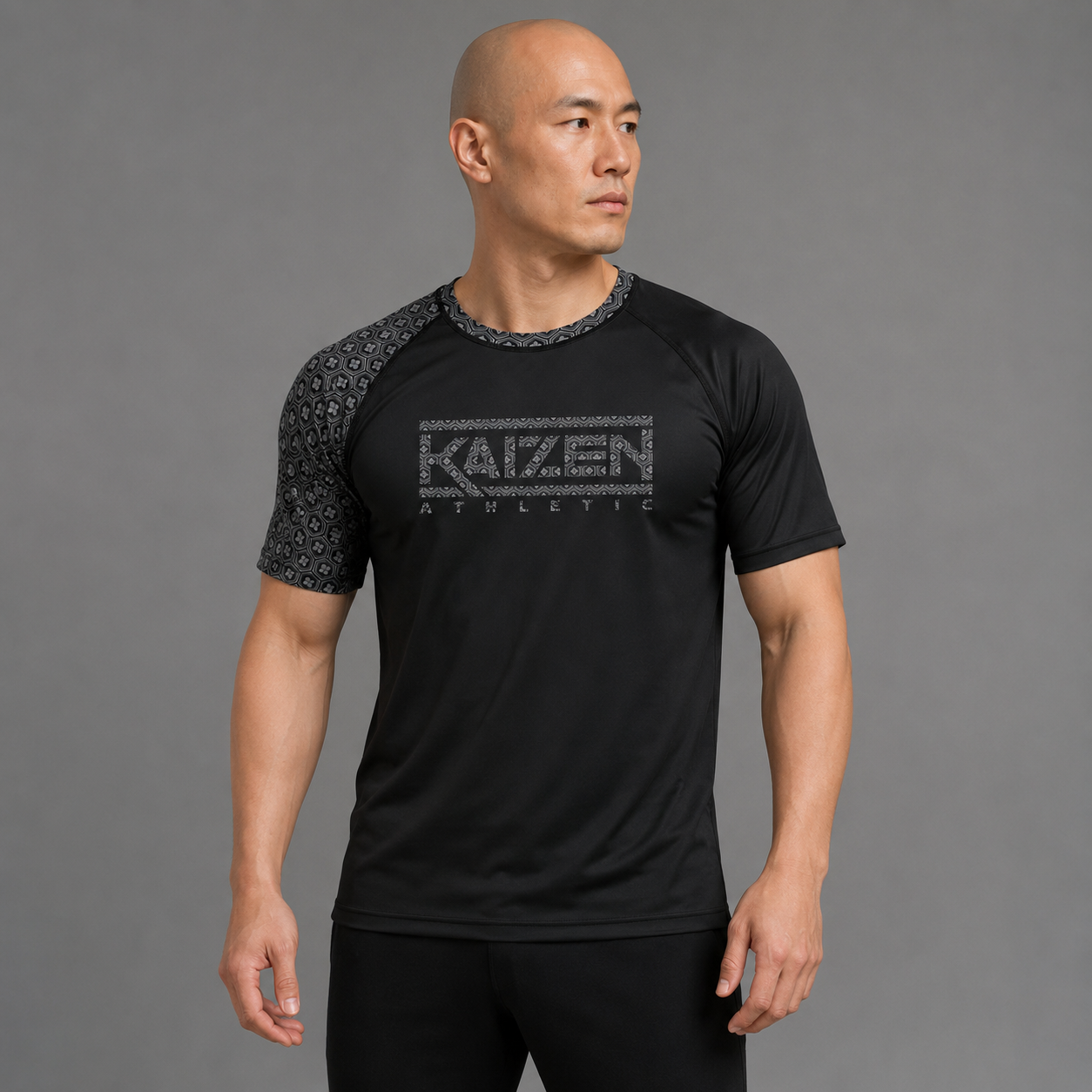 Miyazaki Men's Short Sleeve Rash Guard by Kaizen Athletic