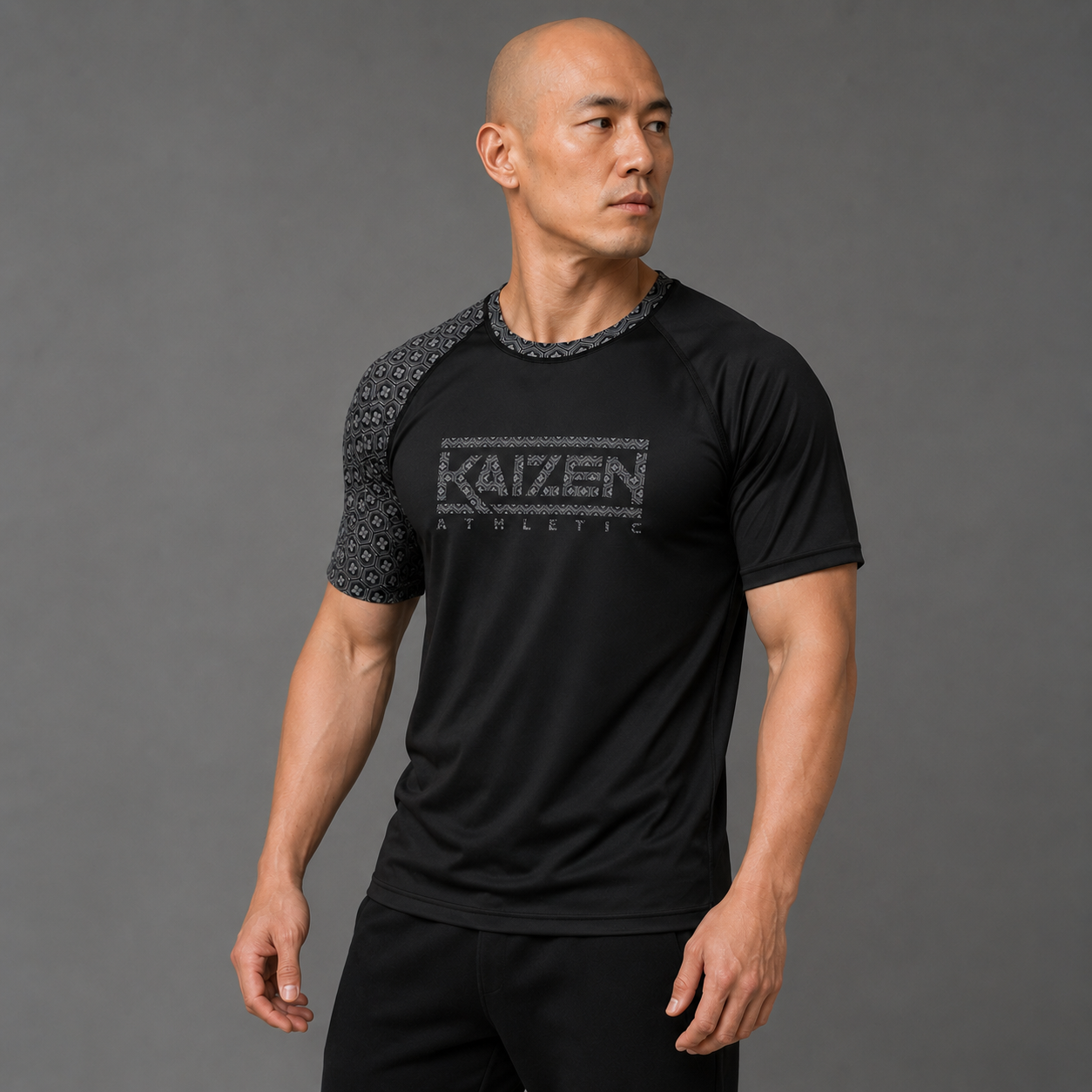Miyazaki Men's Short Sleeve Rash Guard by Kaizen Athletic