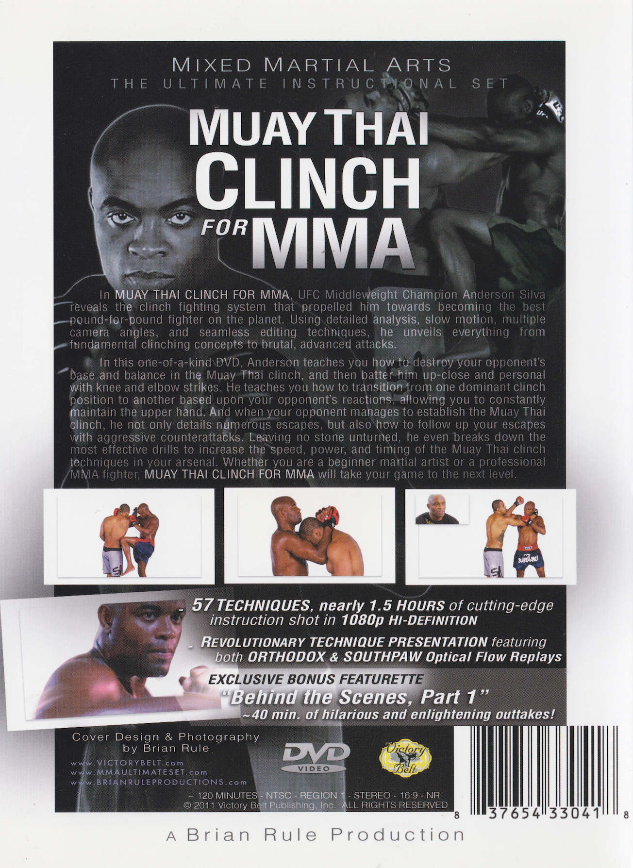 Muay Thai Clinch for MMA DVD with Anderson Silva (Preowned)