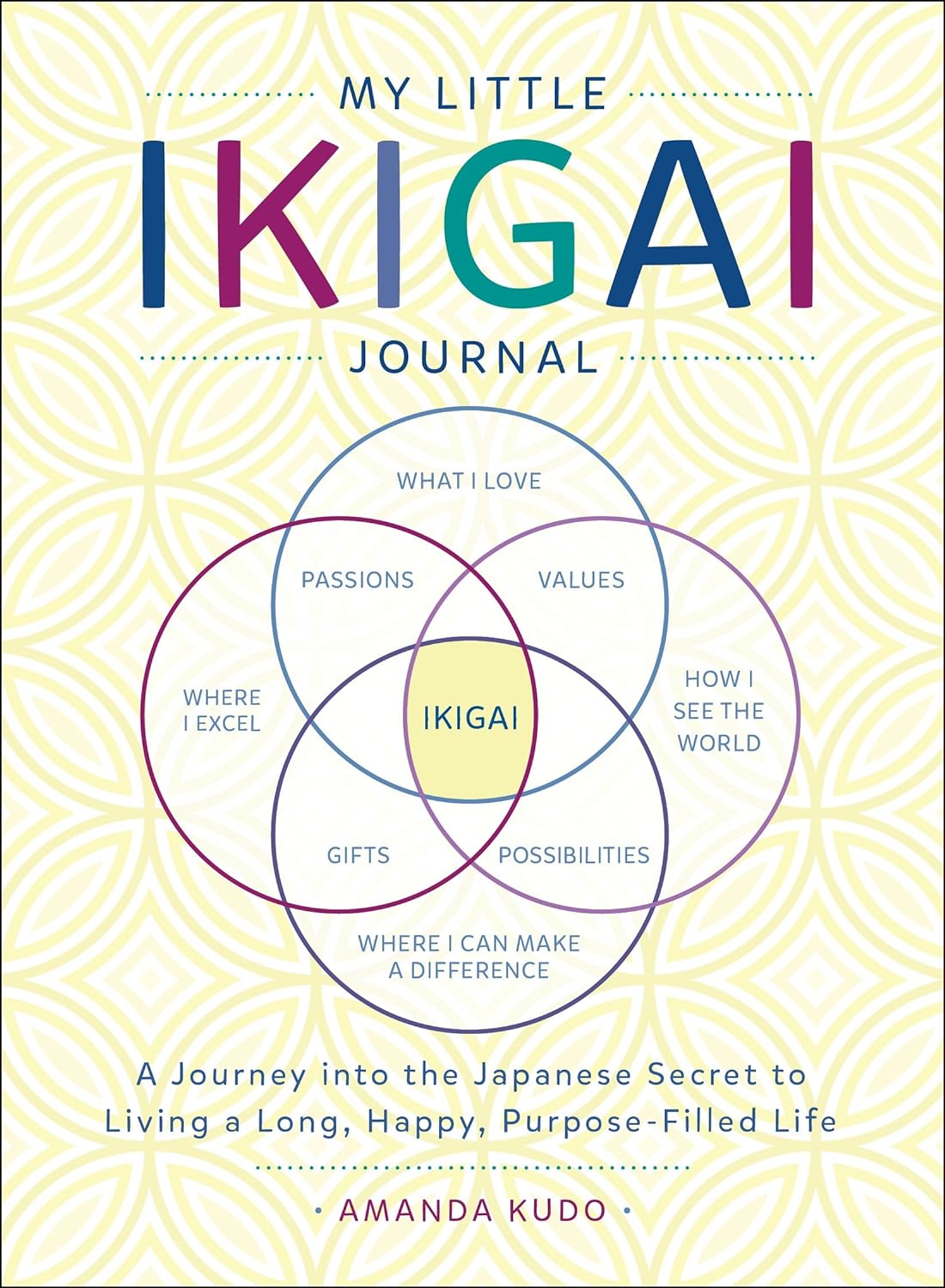 My Little Ikigai Journal: A Journey into the Japanese Secret to Living a Long, Happy, Purpose-Filled Life Book by Amanda Kudo