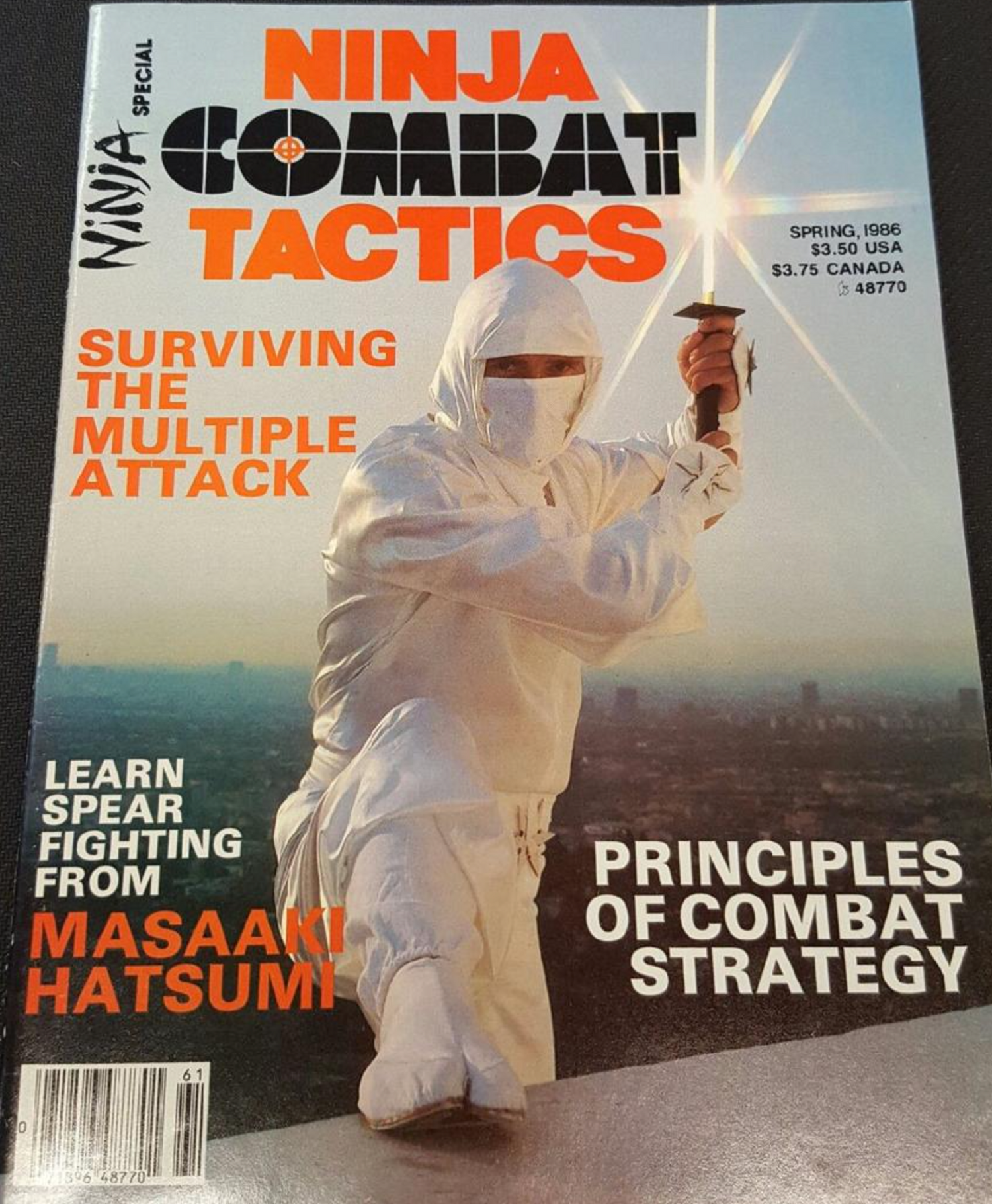 Ninja Combat Tactics Magazine (1986) (Preowned)