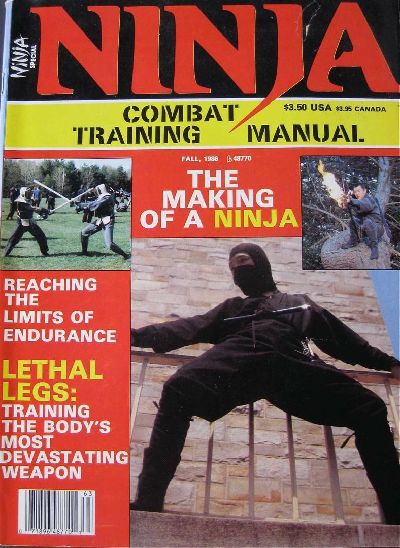 Ninja Combat Training Magazine (1986) (Preowned)