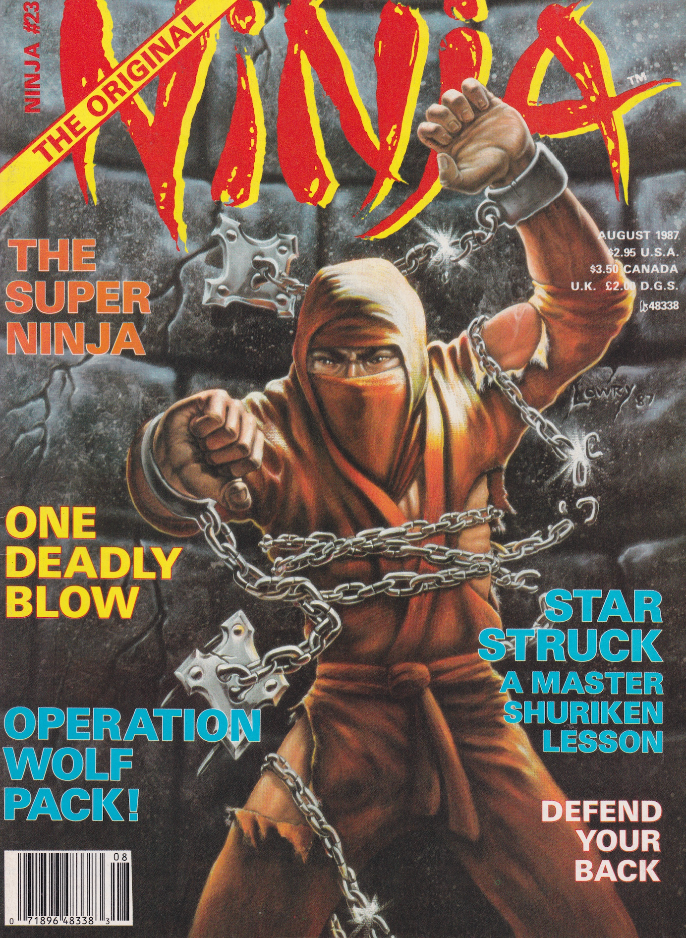 Ninja Magazine #23 (1987) (Preowned)