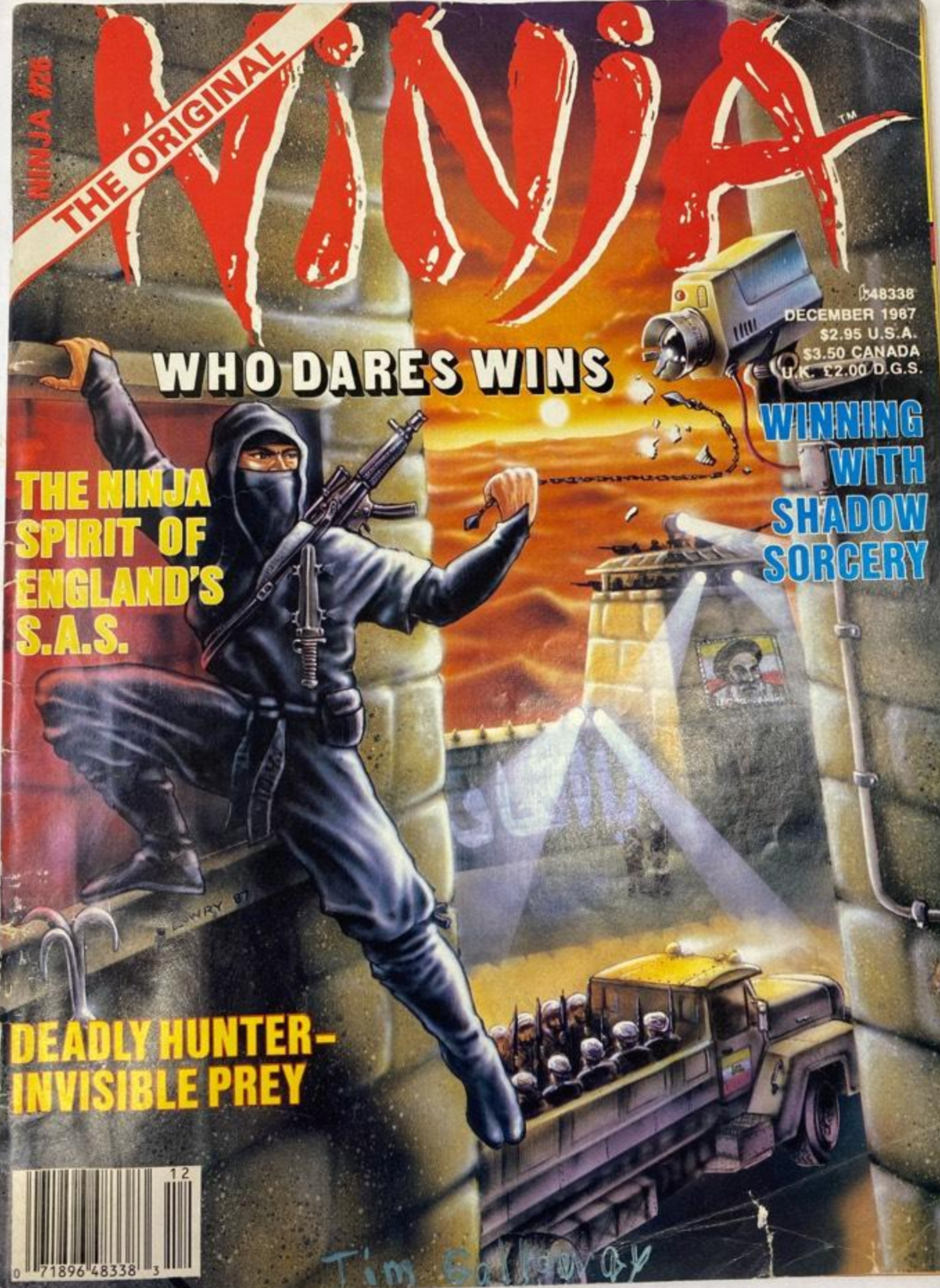 Ninja Magazine #26 (1987) (Preowned)
