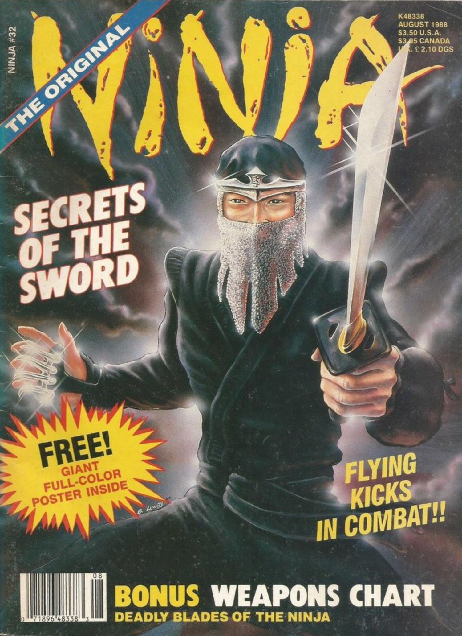 Ninja Magazine #32 (1988) (Preowned)