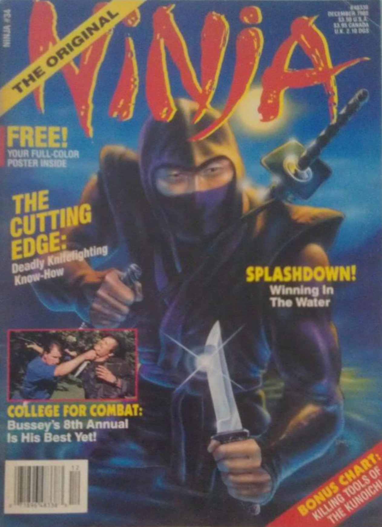 Ninja Magazine #34 (1988) (Preowned)